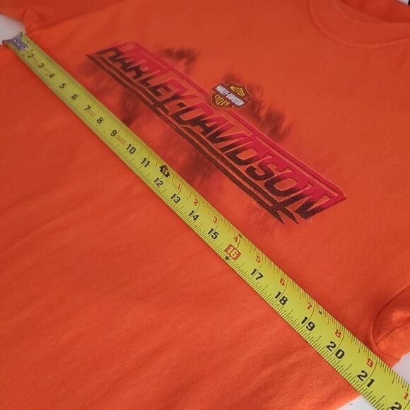 VINTAGE HARLEY DAVIDSON 2001 2003 GRAY ORANGE TSHIRT MUSCLE SHIRT SHIRTS L XL - Picture 9 of 16